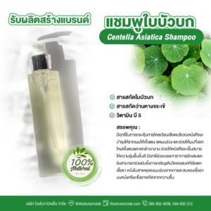 Centella Asiatica Shampoo แชมพูใบบัวบก