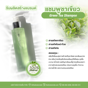 Green Tea Shampoo แชมพูชาเขียว
